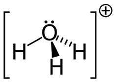 Trigonal Pyramidal Hydronium Ion H3O+